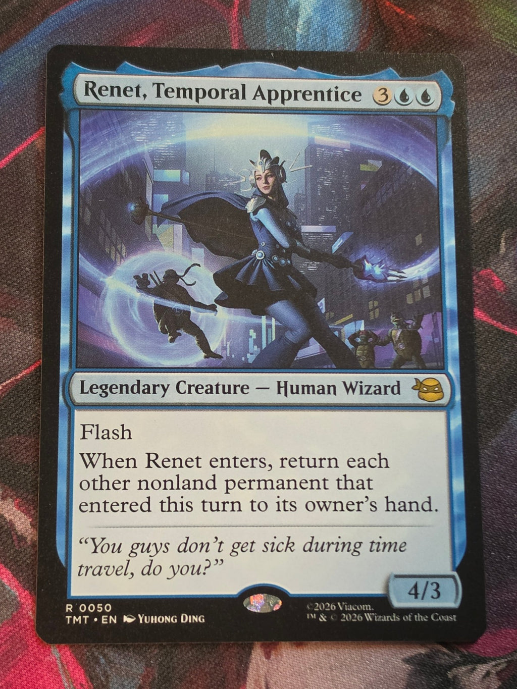 Renet, Temporal Apprentice - 50 - Teenage Mutant Ninja Turtles - R - NM MTG