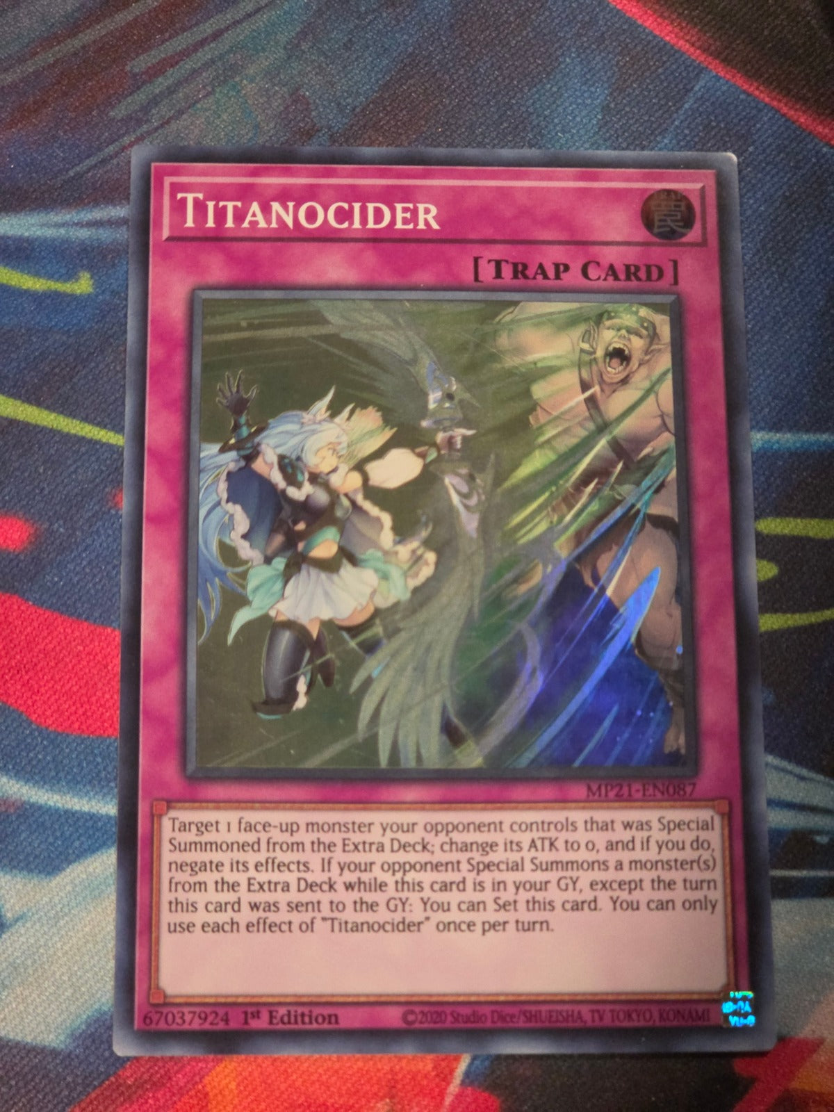 Titanocider Super Rare 2021 Tin of Ancient Battles MP21-EN087 1st Edition LP Yu-Gi-Oh!