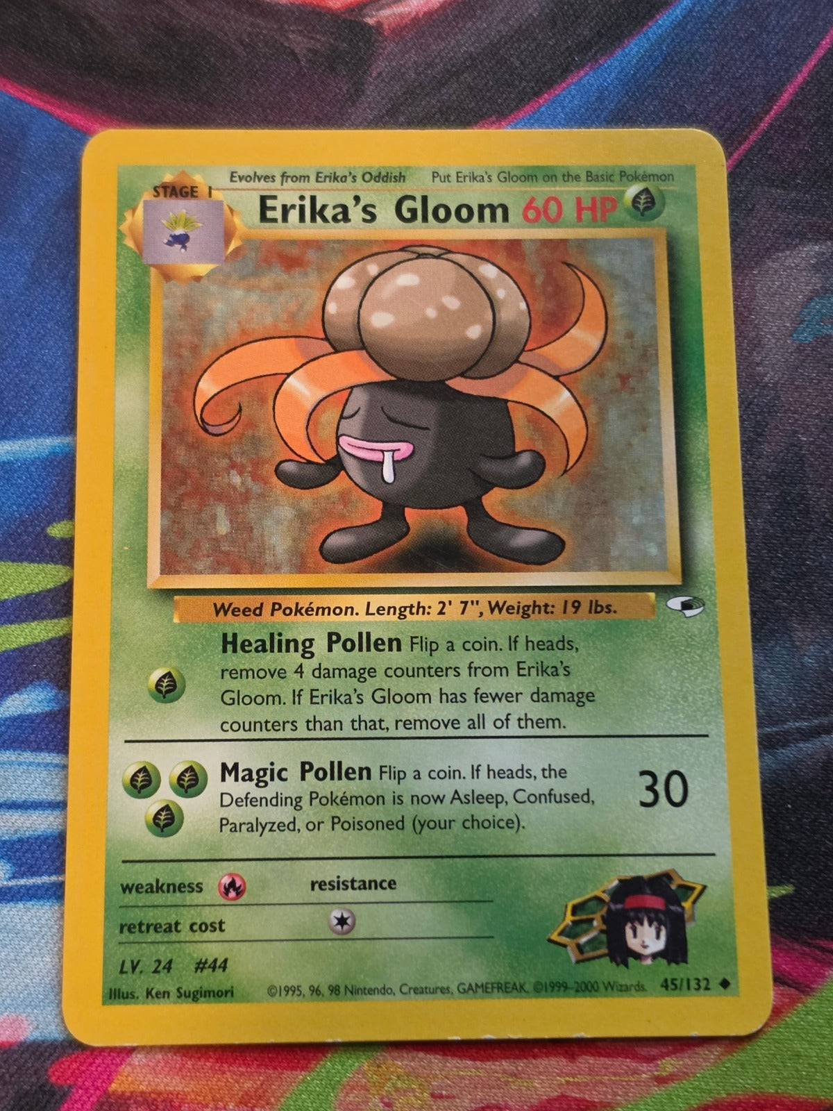 Erika's Gloom (45) - 045/132 - Gym Heroes - Uncommon - Unlimited - NM Pokemon