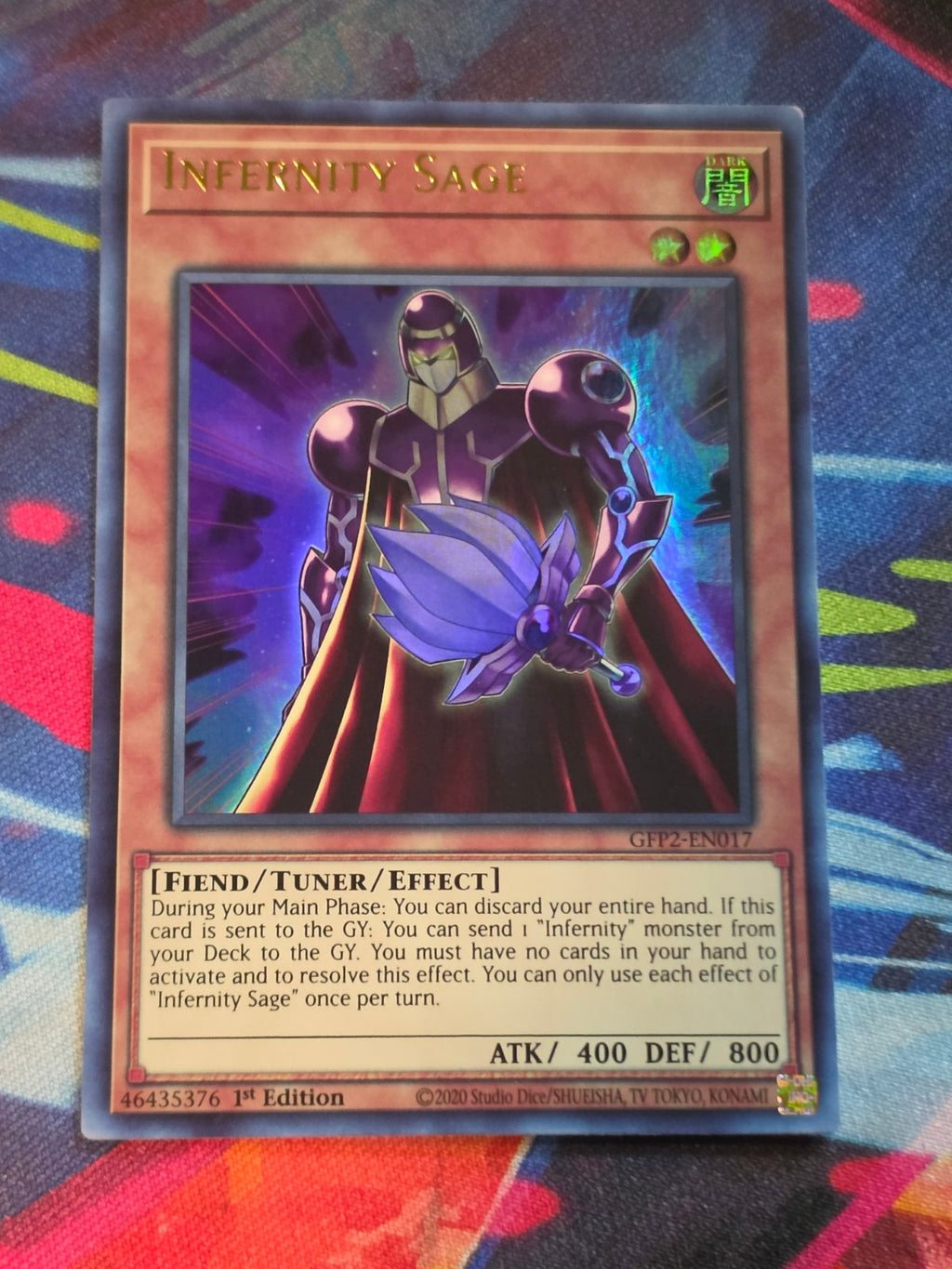Infernity Sage Ultra Rare Ghosts From the Past: The 2nd Haunting GFP2-EN017 1st Edition LP Yu-Gi-Oh!