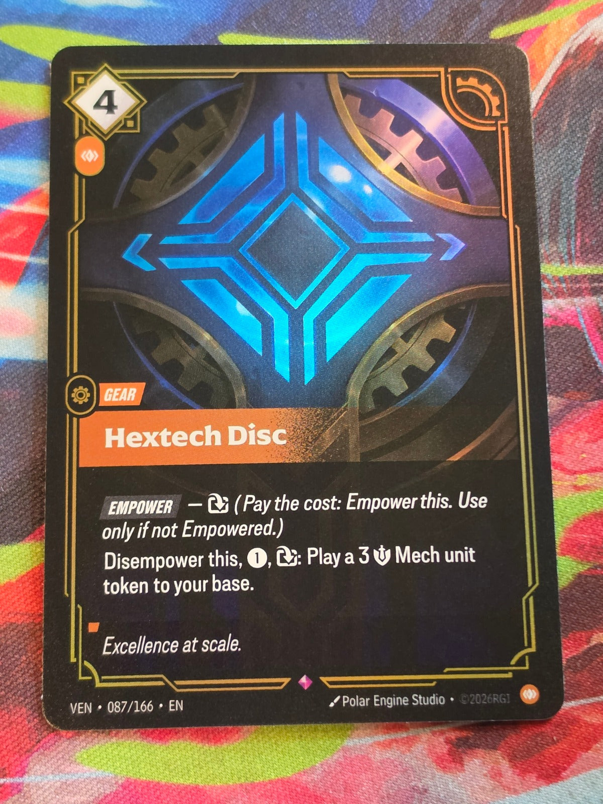 Hextech Disc - 087/166 - Vendetta - Rare - NM