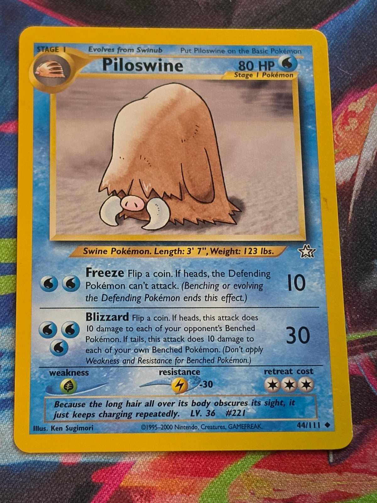 Piloswine - 044/111 - Neo Genesis - Uncommon - Unlimited - LP+ Pokemon