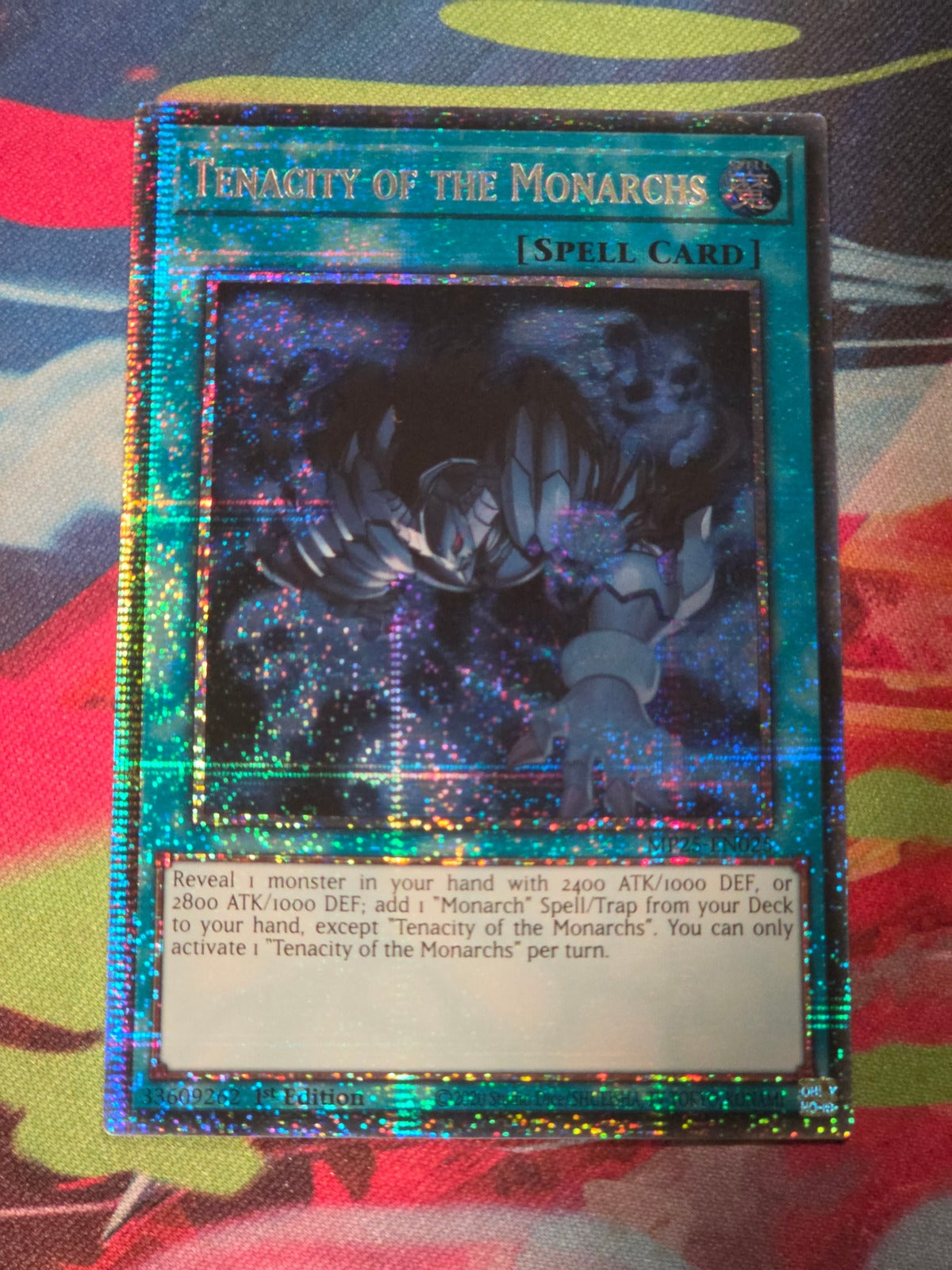 Tenacity of the Monarchs Starlight Rare 2025 Mega-Pack MP25-EN025 1st Edition LP Yu-Gi-Oh!