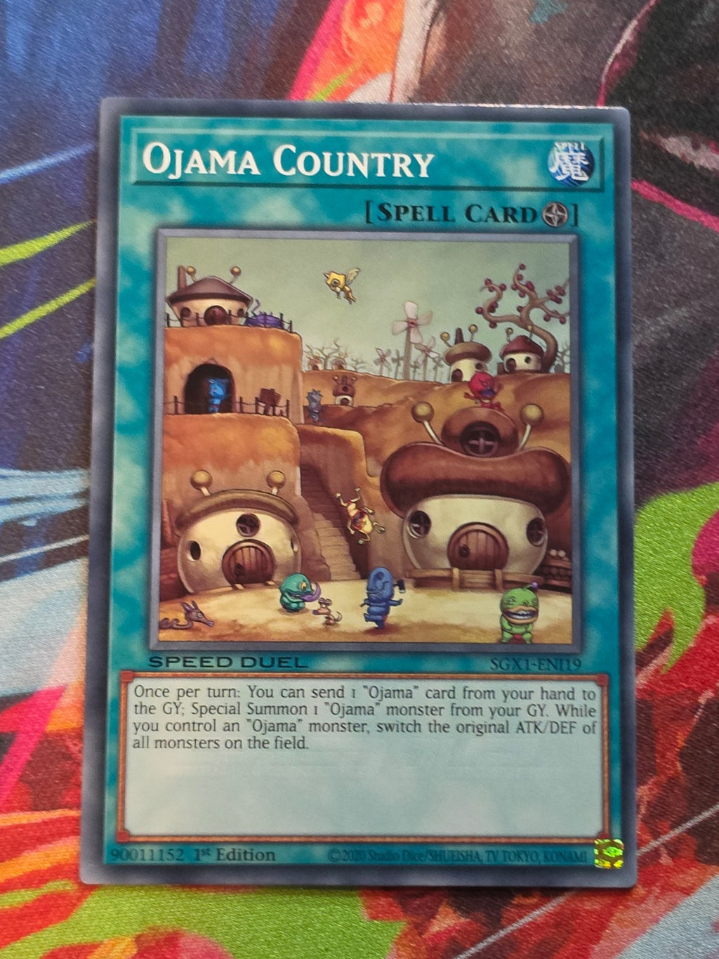 Ojama Country Common Speed Duel GX: Duel Academy Box SGX1-ENI19 1st Edition LP Yu-Gi-Oh!