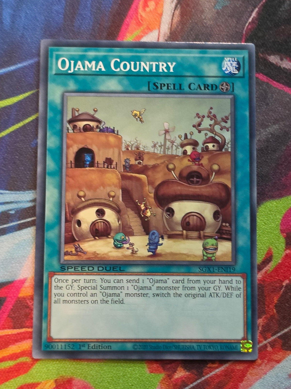 Ojama Country Common Speed Duel GX: Duel Academy Box SGX1-ENI19 1st Edition LP Yu-Gi-Oh!