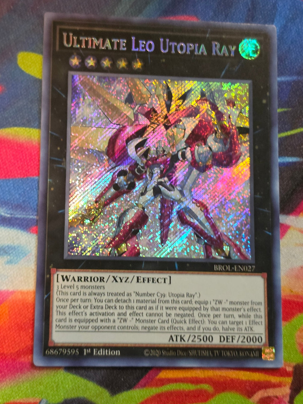 Ultimate Leo Utopia Ray Secret Rare Brothers of Legend BROL-EN027 LP