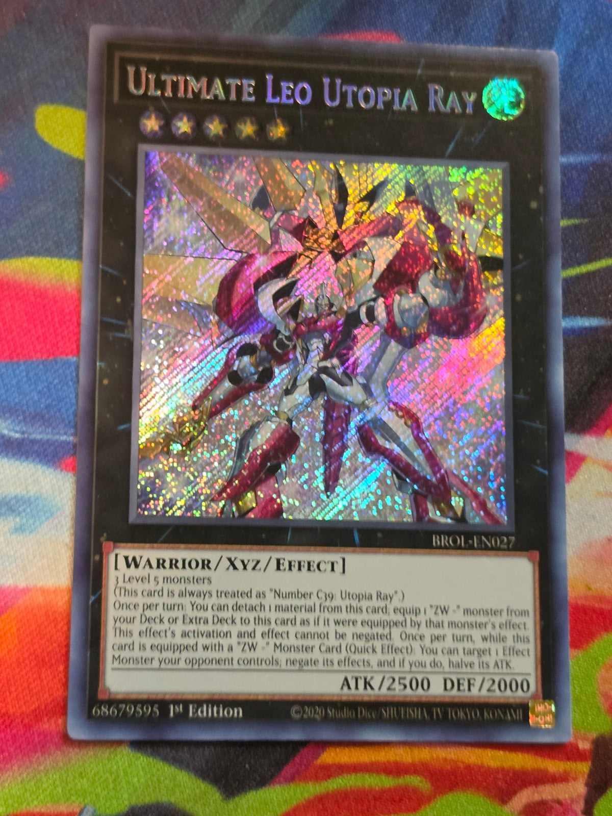Ultimate Leo Utopia Ray Secret Rare Brothers of Legend BROL-EN027 LP