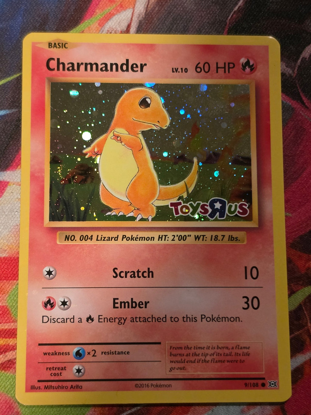 Charmander (Toys R Us Promo) Promo Miscellaneous Cards & Products 009/108 MP Pokemon