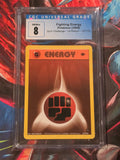 2000 Fighting Energy 127/132 1st Edition - CGC 8 - Gym Challenge - Pokemon