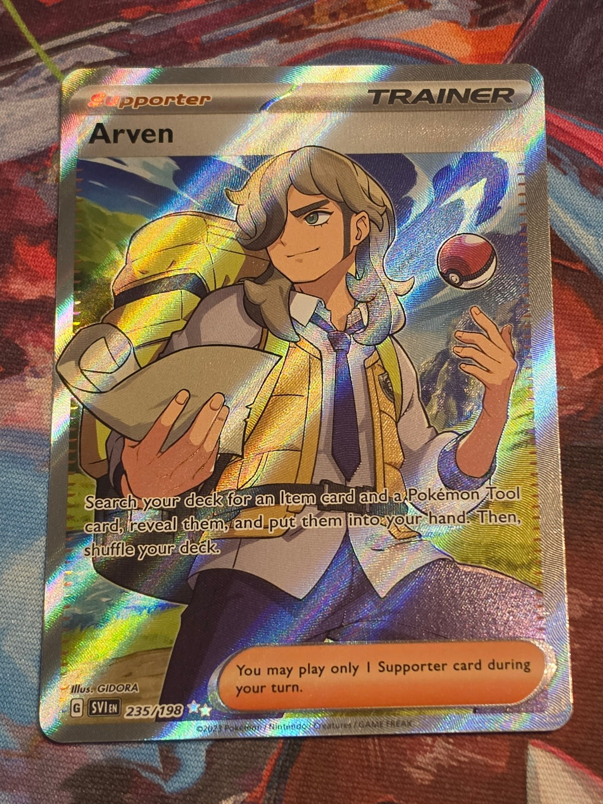 Arven Ultra Rare SV01: Scarlet & Violet Base Set 235/198 NM Pokemon