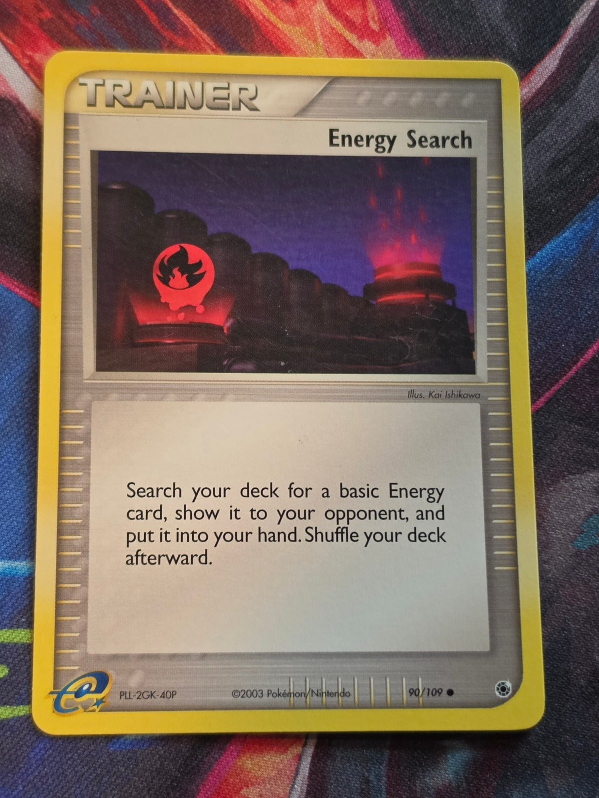 Energy Search - 90/109 - EX Ruby and Sapphire - Common - NM - Pokemon