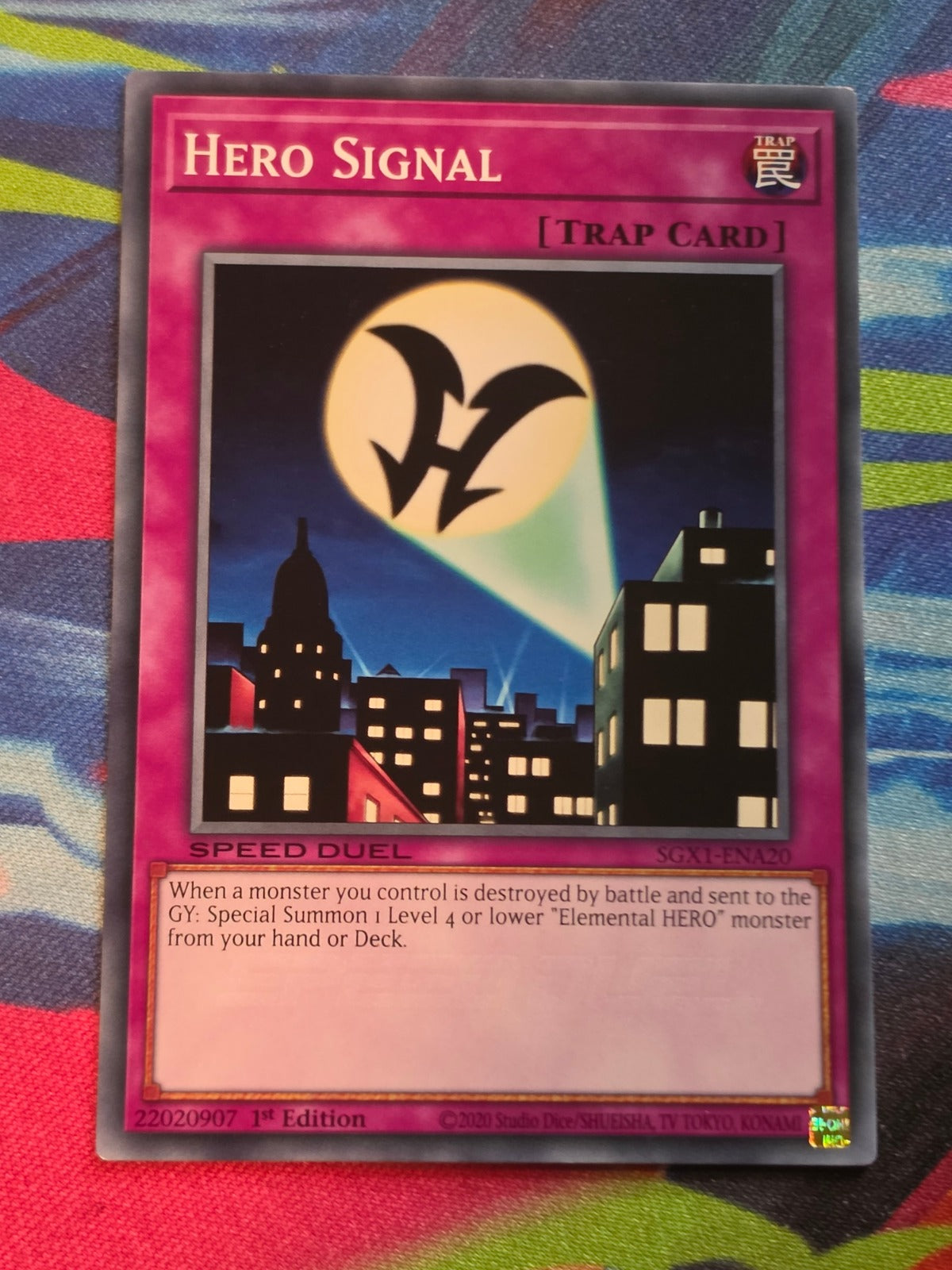 Hero Signal Common Speed Duel GX: Duel Academy Box SGX1-ENA20 1st Edition LP Yu-Gi-Oh!