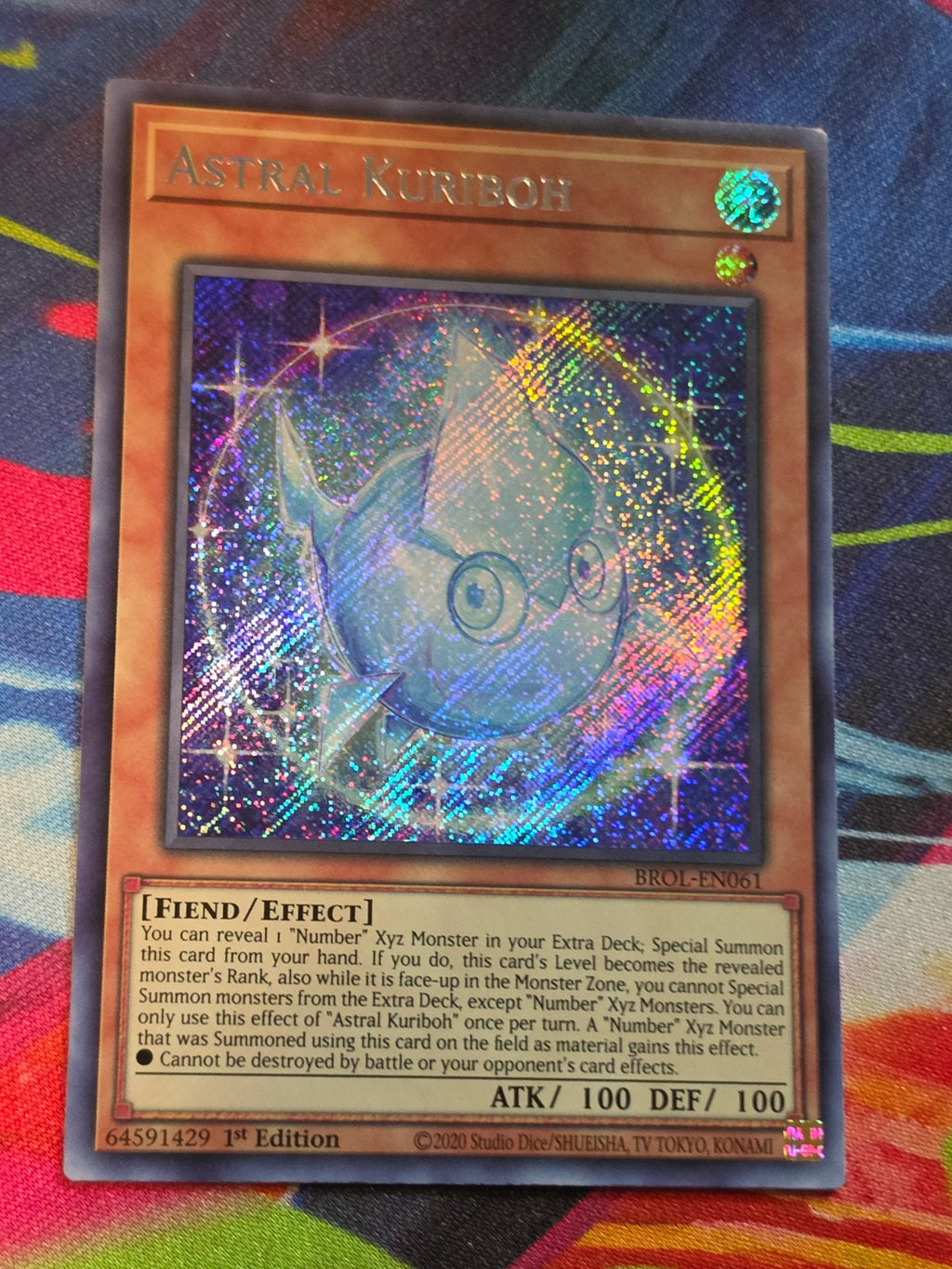 Astral Kuriboh Secret Rare Brothers of Legend BROL-EN061 LP