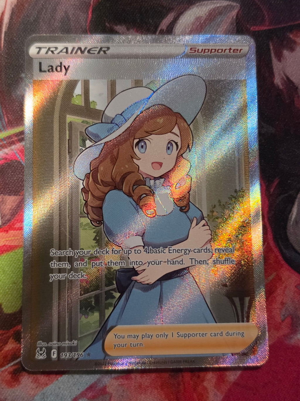 Lady Full Art Ultra Rare Lost Origin 193/196 NM Pokemon