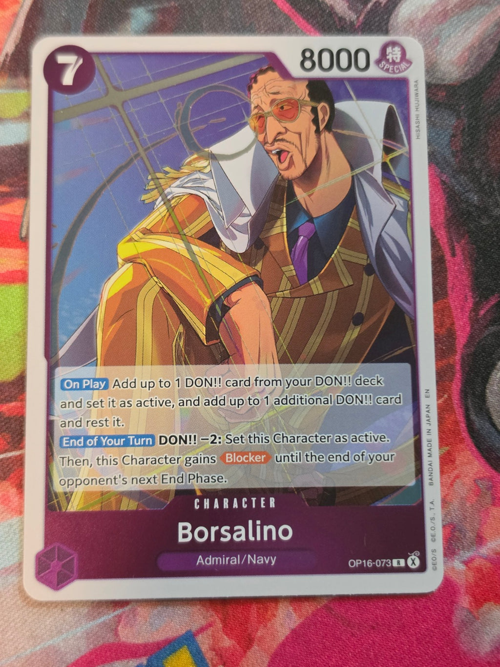 Borsalino R The Time of Battle OP16-073 NM One Piece