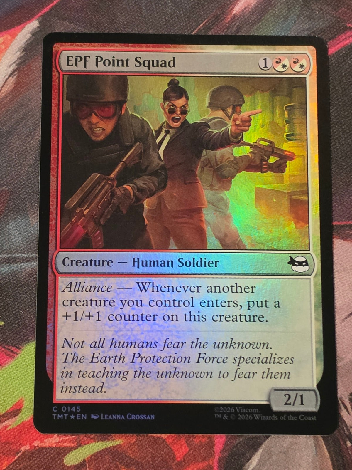 EPF Point Squad - 145 - Teenage Mutant Ninja Turtles - C - Foil - NM MTG