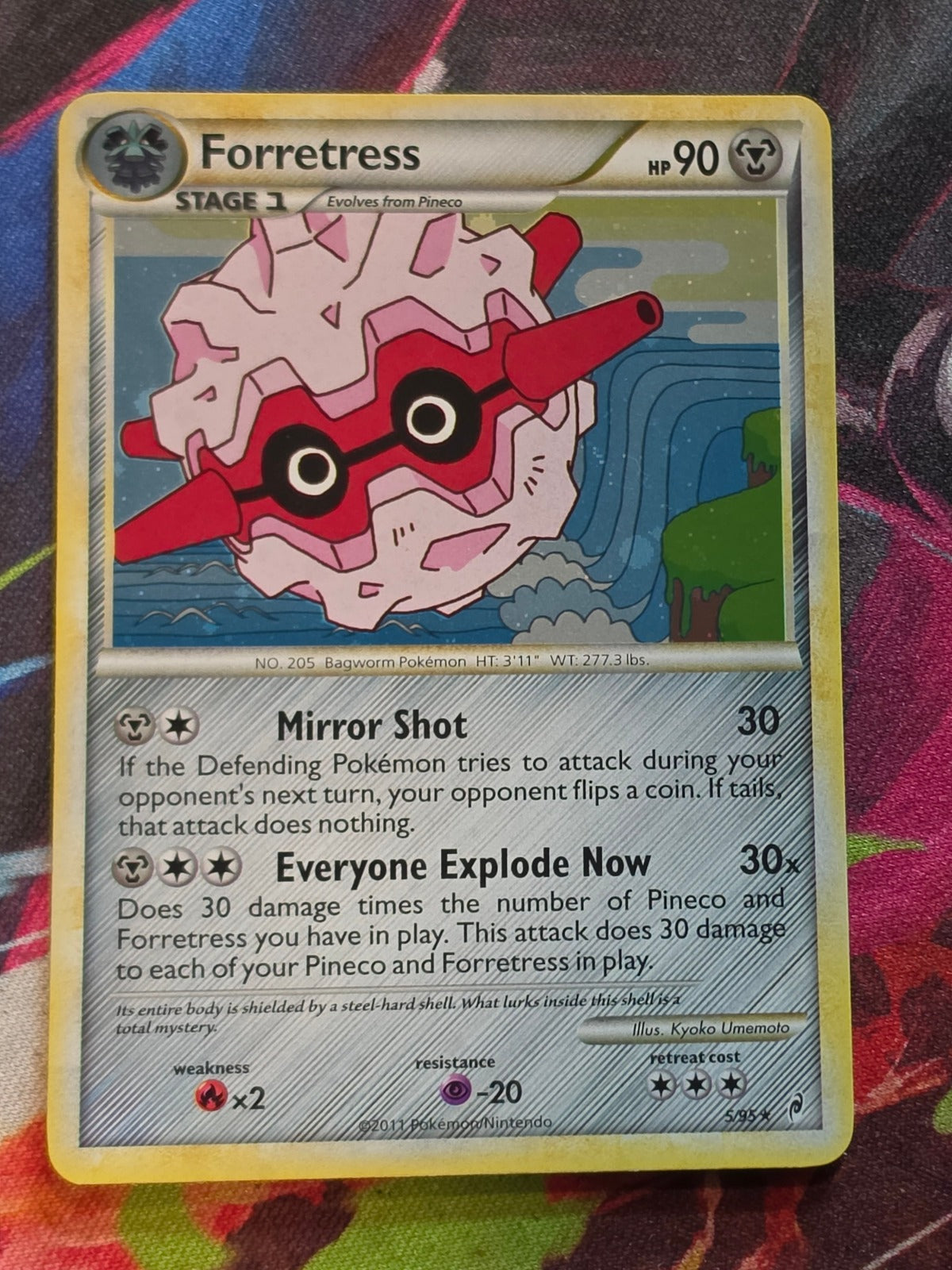 Forretress Holo Rare Call of Legends 5/95 NM Pokemon