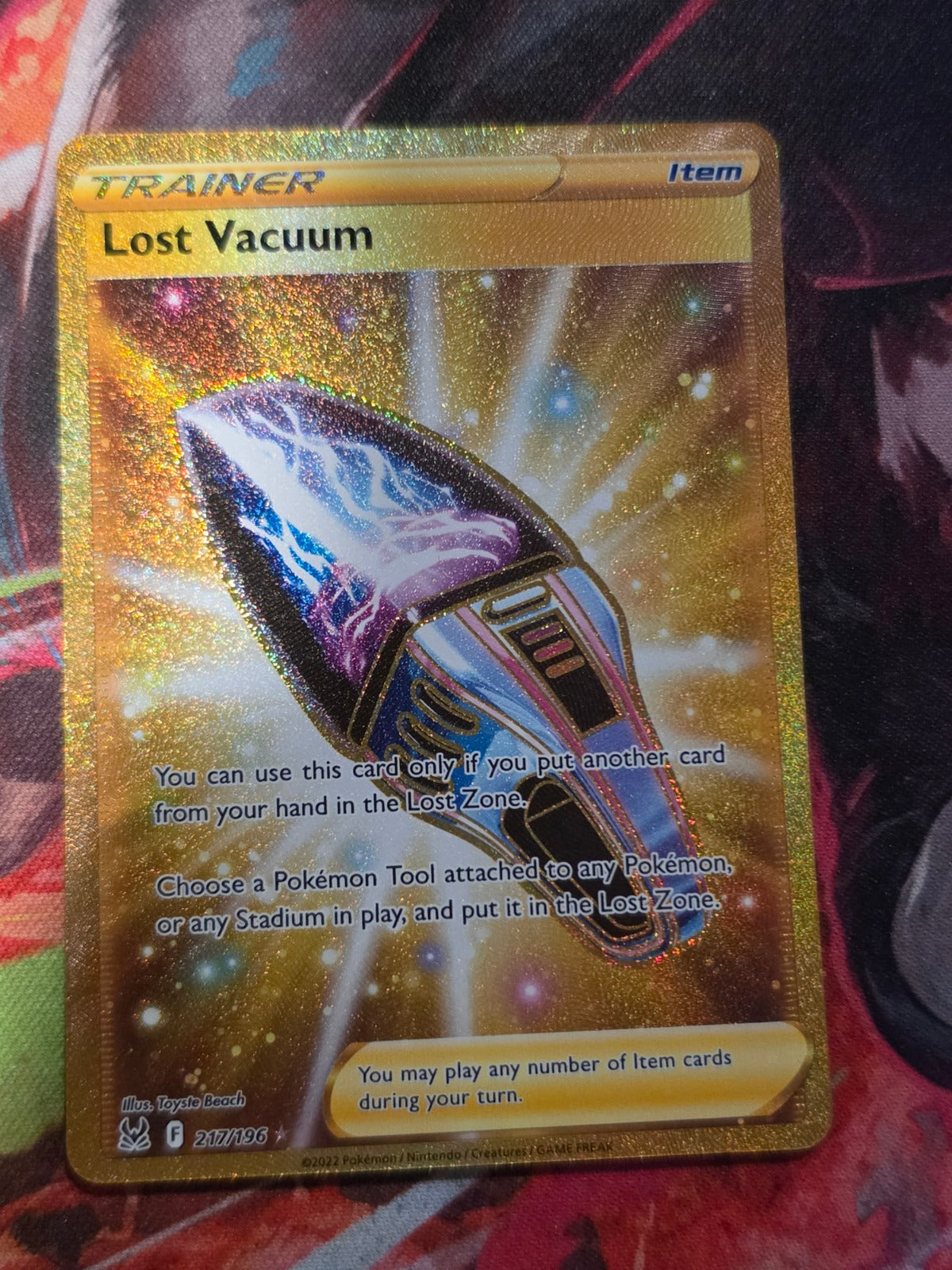 Lost Vacuum Secret Rare Lost Origin 217/196 NM Pokemon
