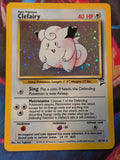 Clefairy Holo Rare Base Set 2 006/130 NM-/LP+ Pokemon