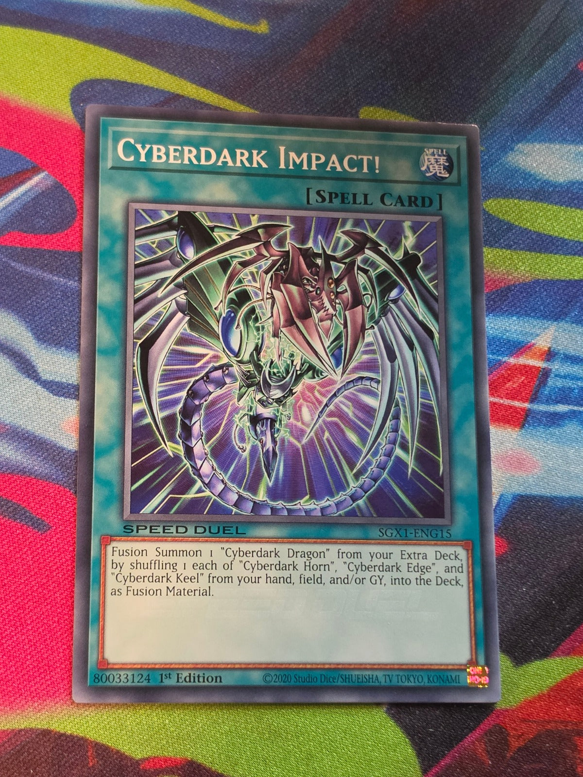 Cyberdark Impact! Common Speed Duel GX: Duel Academy Box SGX1-ENG15 1st Edition LP Yu-Gi-Oh!
