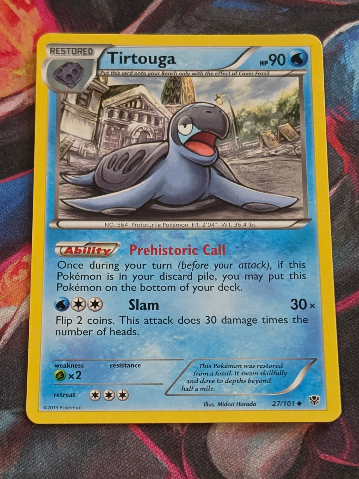 Tirtouga - 27/101 - Plasma Blast - Uncommon - MP - Pokemon