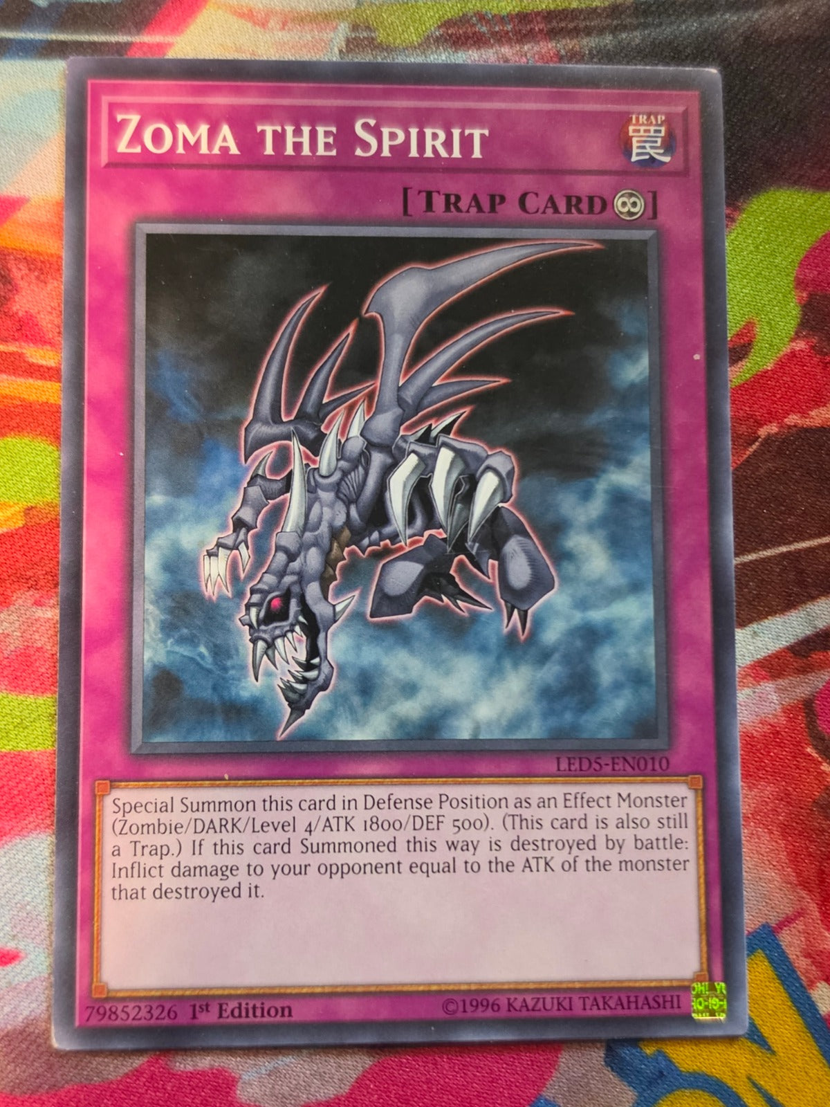 Zoma the Spirit Common Legendary Duelists: Immortal Destiny LED5-EN010 LP
