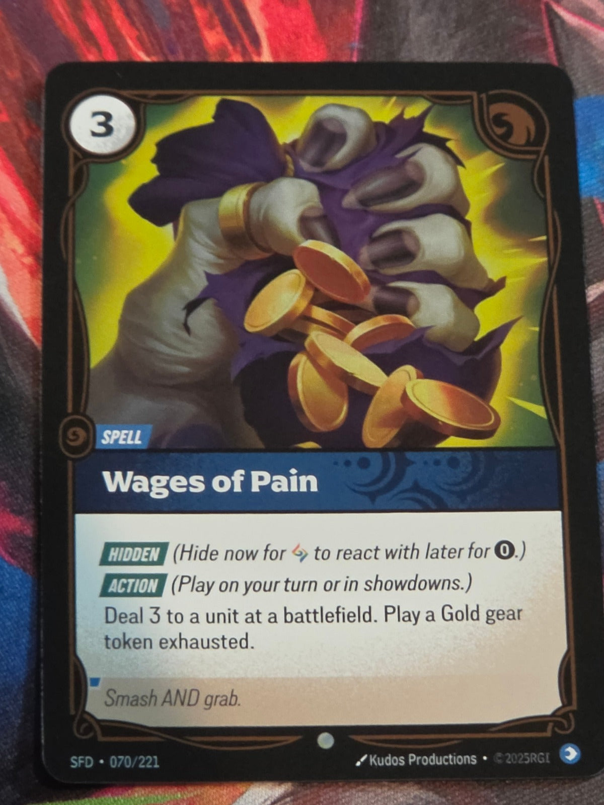 Wages of Pain - 070/221 - Spiritforged - Common - NM