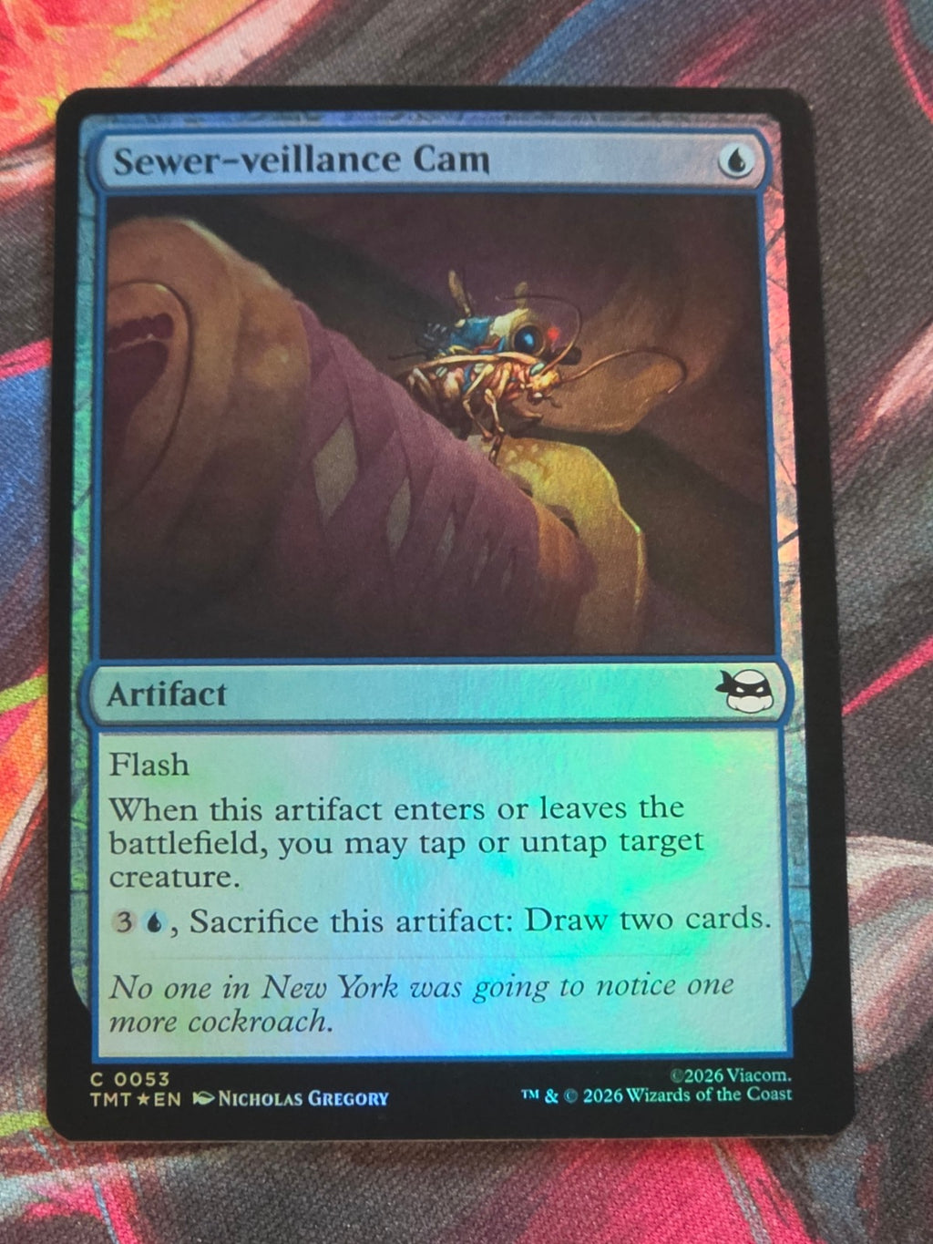 Sewer-veillance Cam - 53 - Teenage Mutant Ninja Turtles - C - Foil - NM MTG