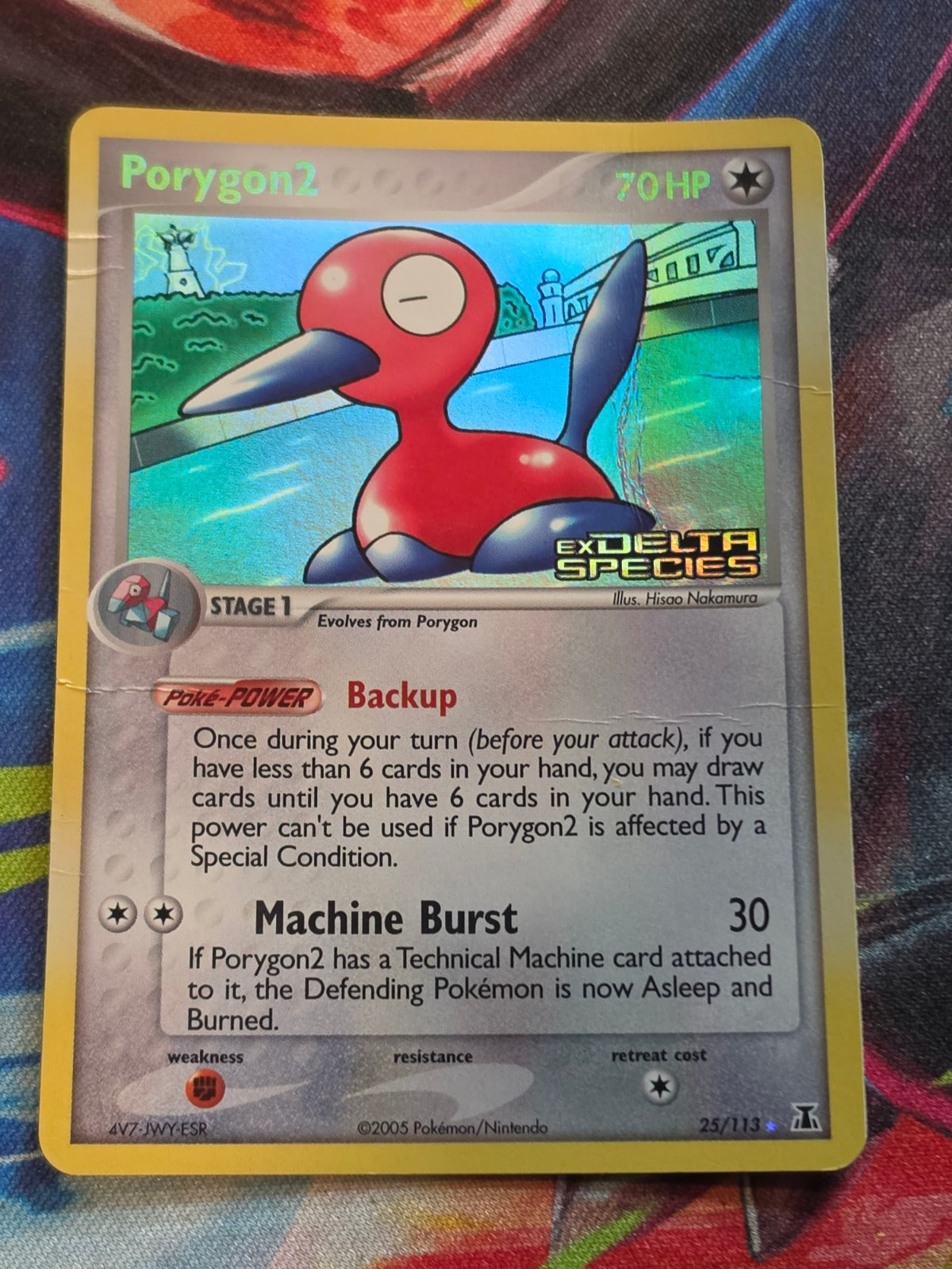Porygon2 Reverse Holo Rare EX Delta Species 25/113 DMG Pokemon
