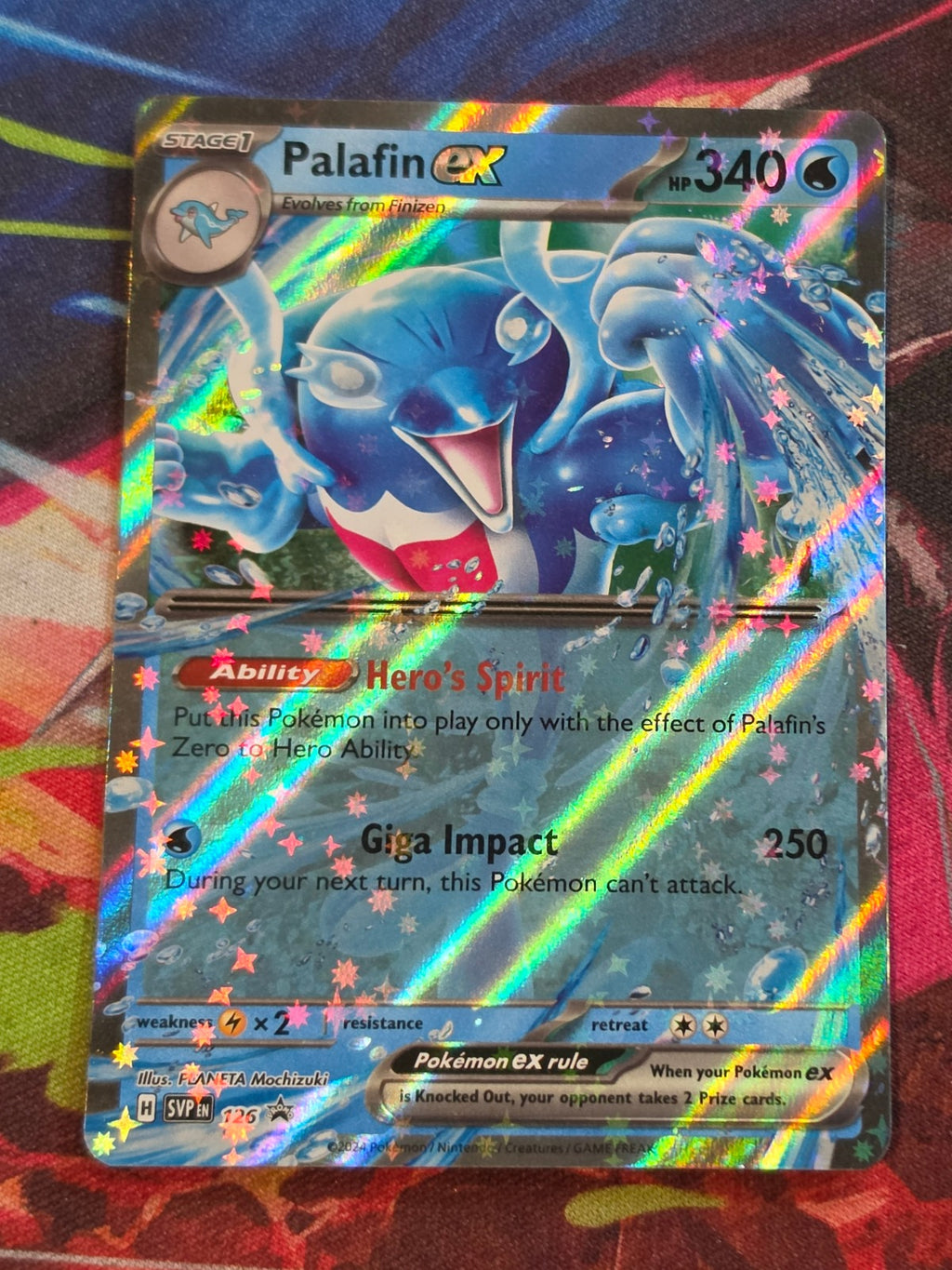 Palafin ex - 126 - SV: Scarlet & Violet Promo Cards - Promo - NM Pokemon