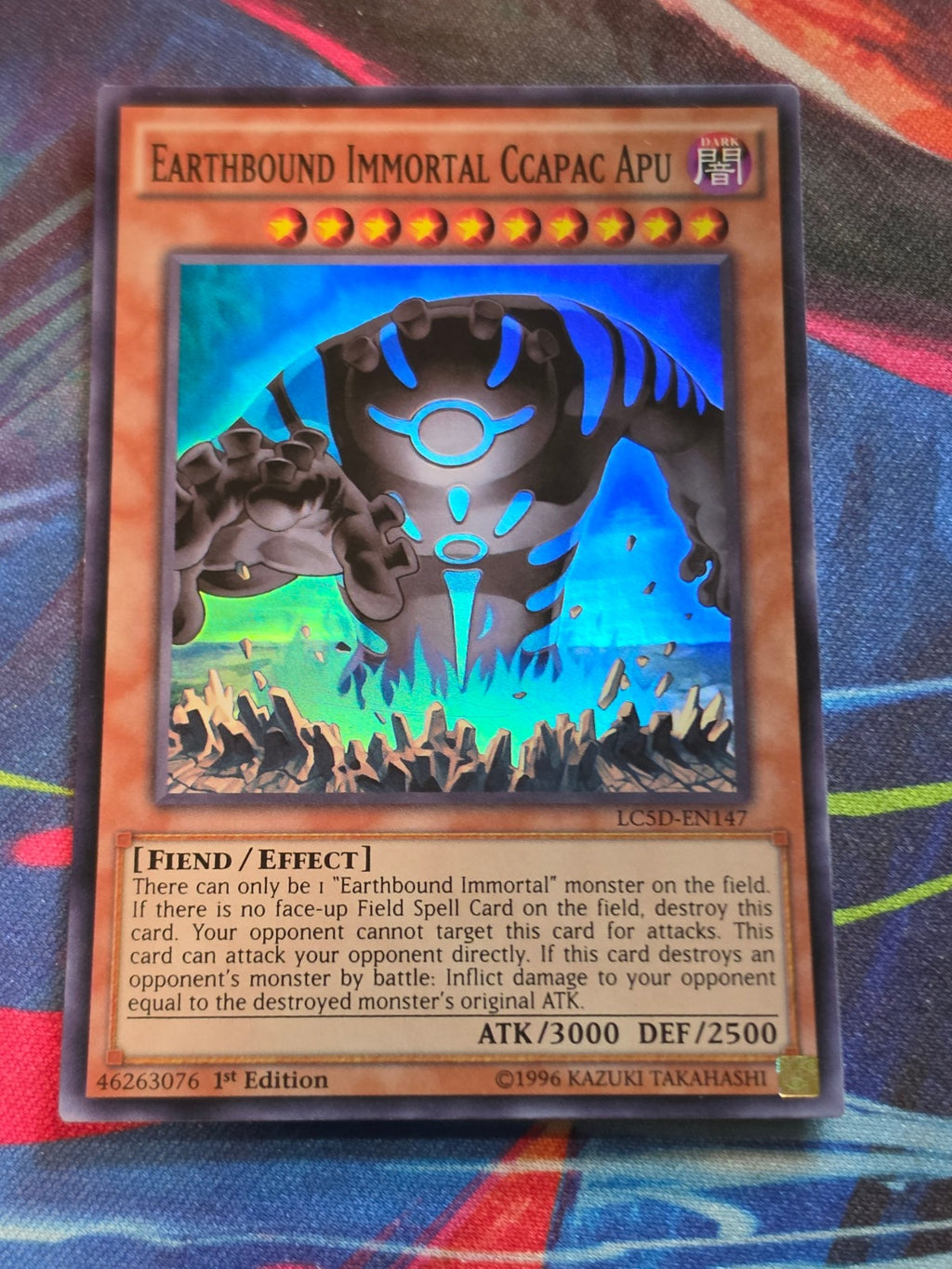 Earthbound Immortal Ccapac Apu Super Rare Legendary Collection 5D's LC5D-EN147 LP