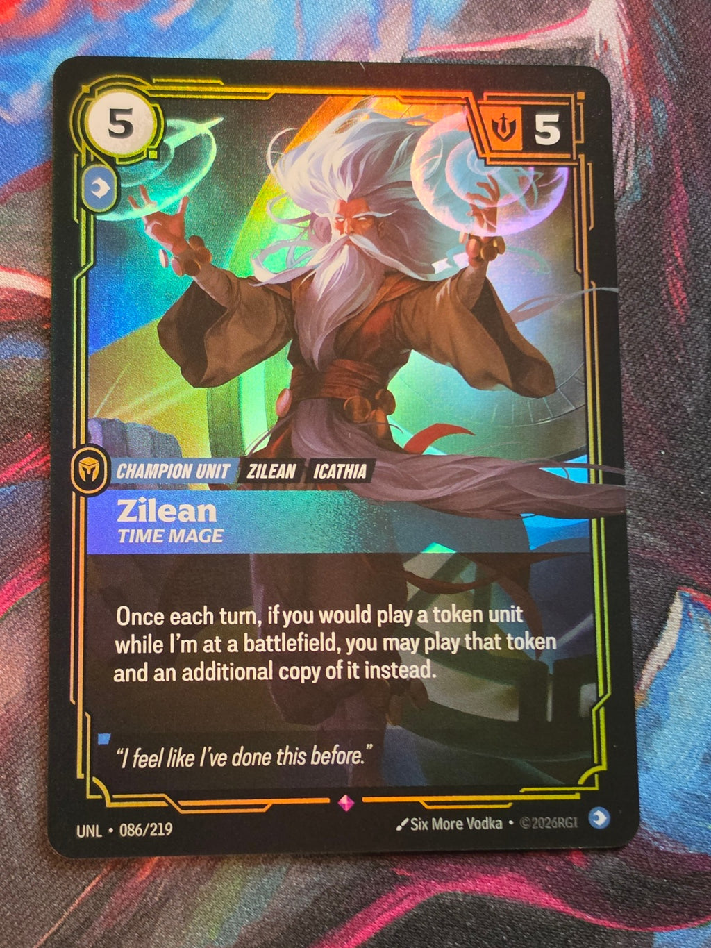 Zilean, Time Mage - 086/219 - Unleashed - Rare - NM