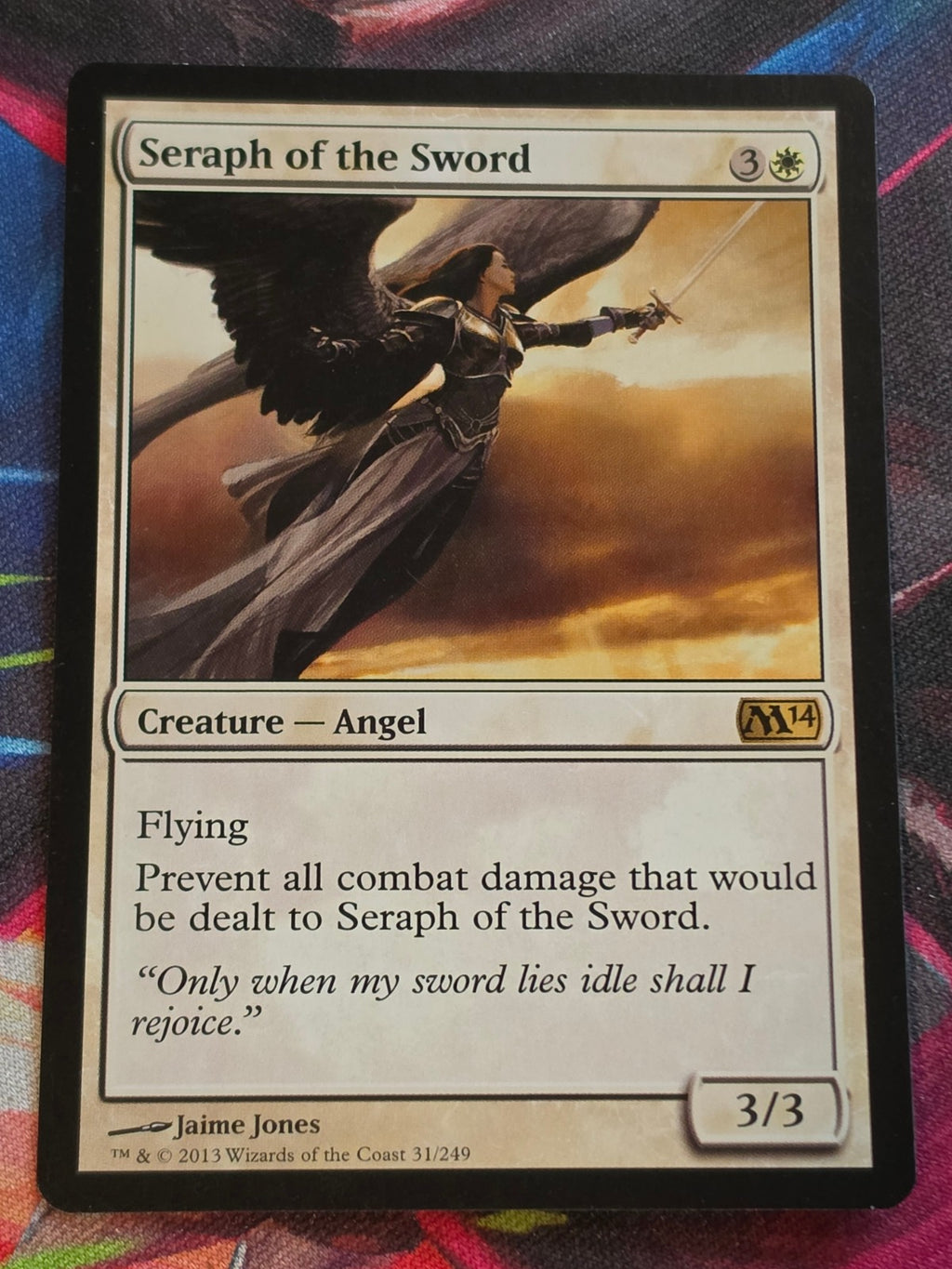 Seraph of the Sword - 31 - Magic 2014 (M14) - R - LP MTG
