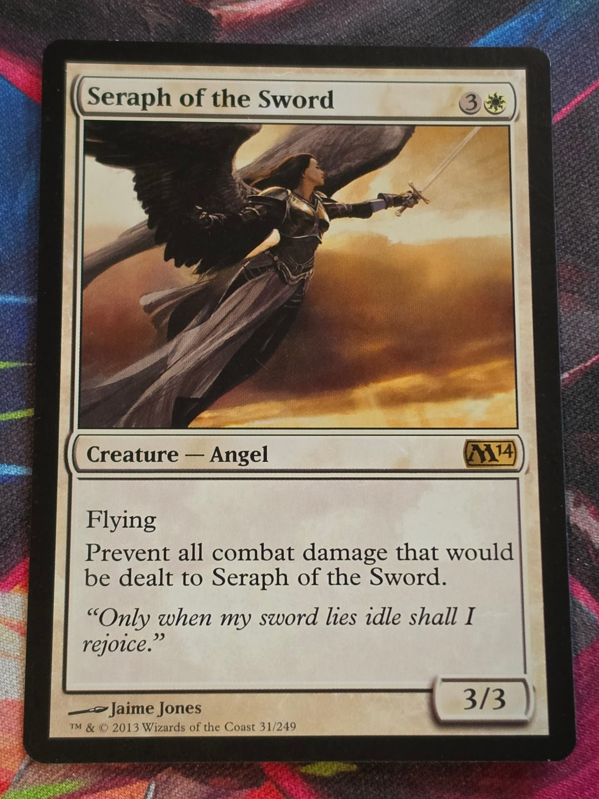 Seraph of the Sword - 31 - Magic 2014 (M14) - R - LP MTG