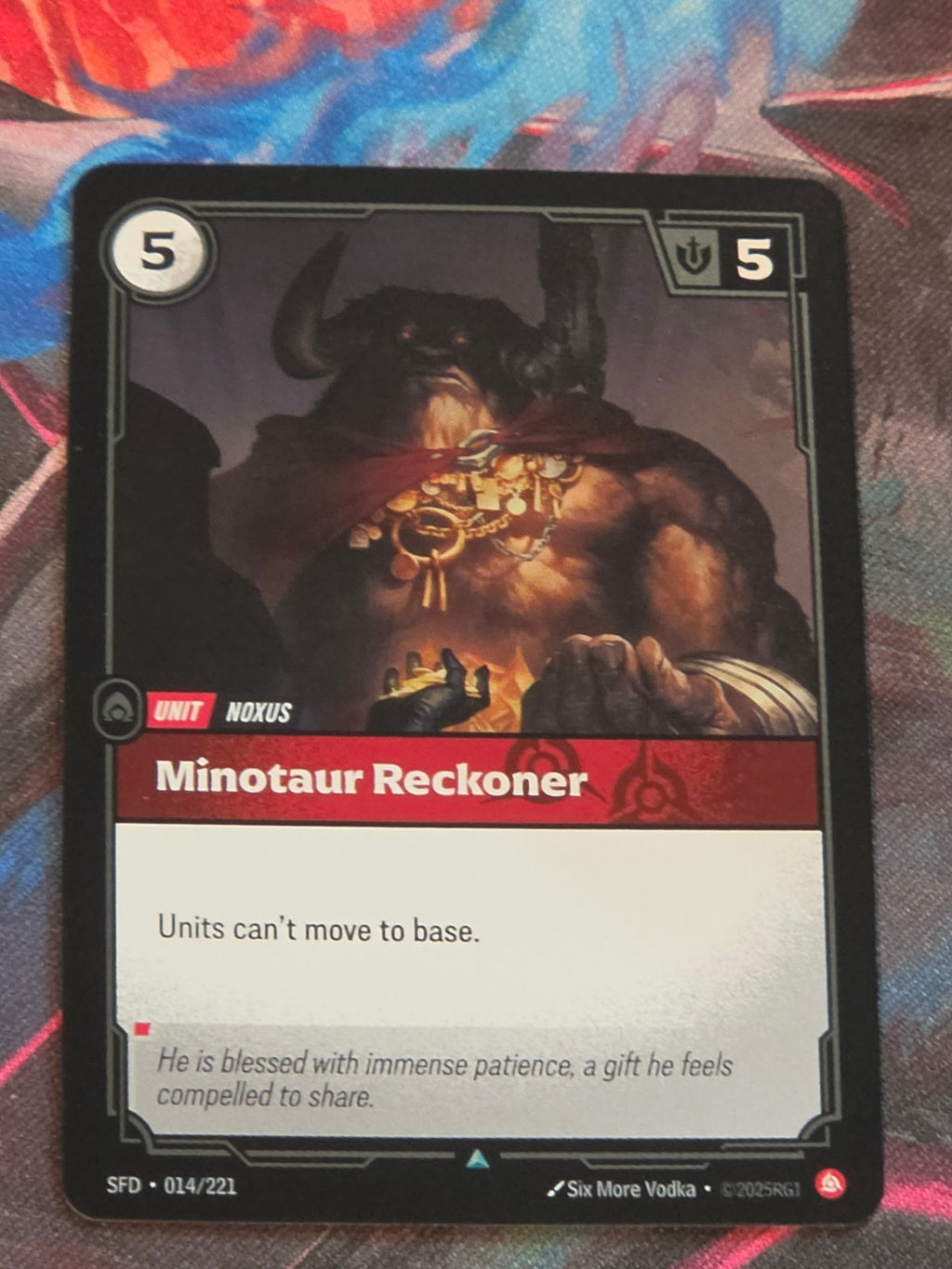 Minotaur Reckoner - 014/221 - Spiritforged - Uncommon - NM