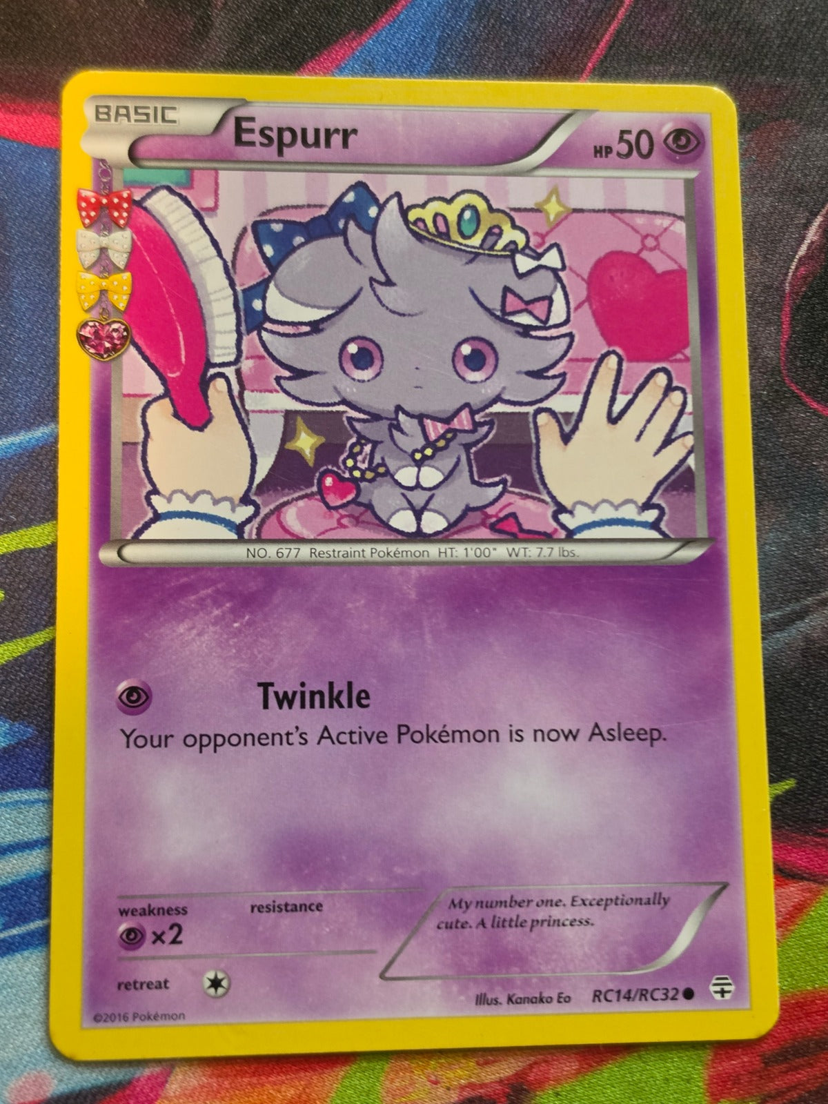Espurr Common Generations Radiant Collection RC14/RC32 MP Pokemon