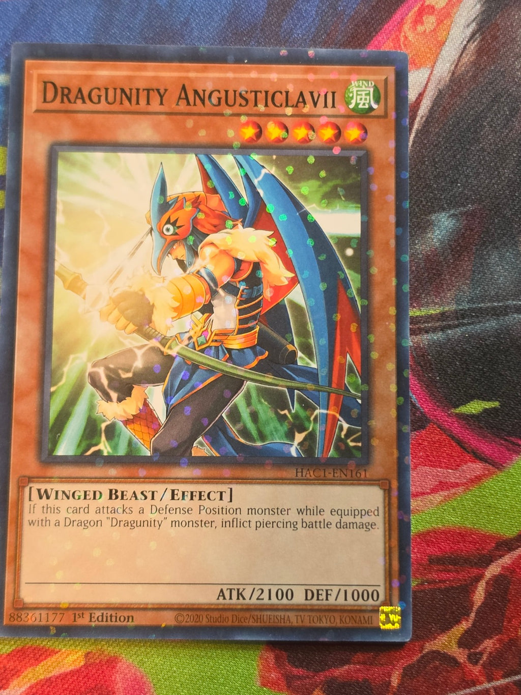 Dragunity Angusticlavii (Duel Terminal) Duel Terminal Technology Common Hidden Arsenal: Chapter 1 HAC1-EN161 LP