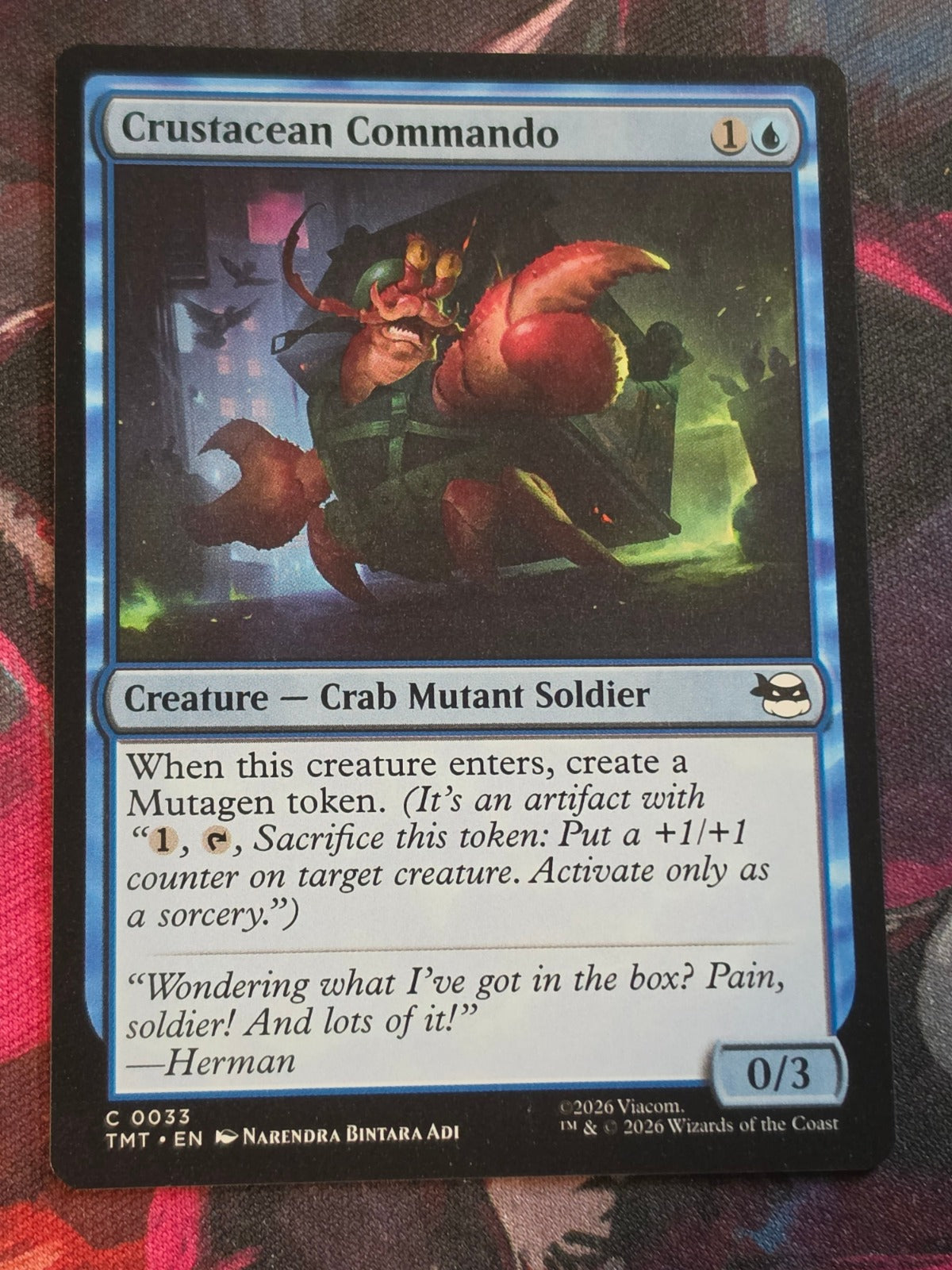 Crustacean Commando - 33 - Teenage Mutant Ninja Turtles - C - NM MTG