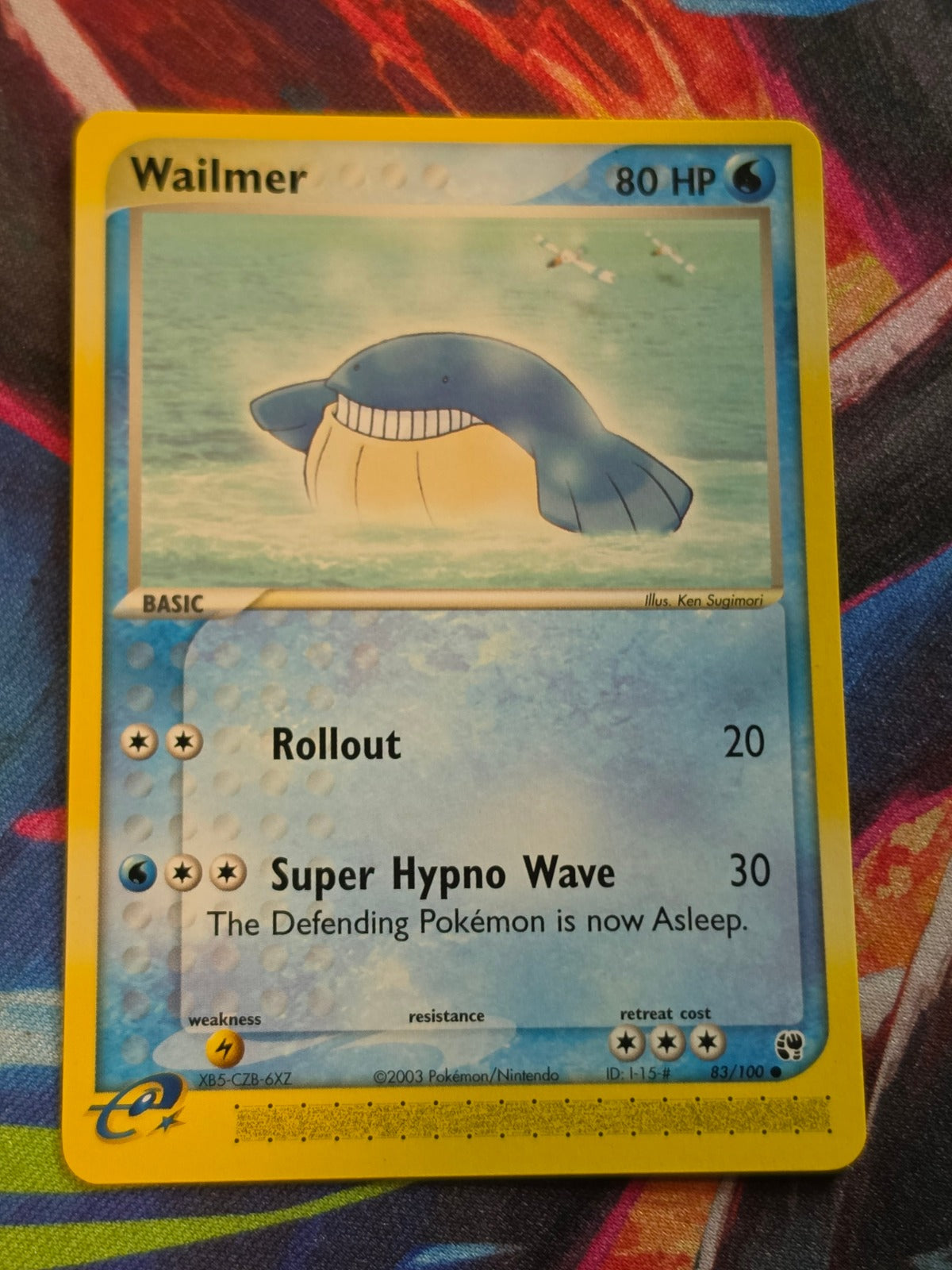 Wailmer - 83/100 - EX Sandstorm - Common - NM - Pokemon