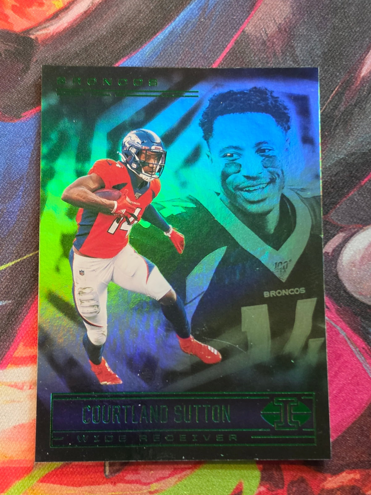 Courtland Sutton 2021 Panini Illusions 22 NM Football