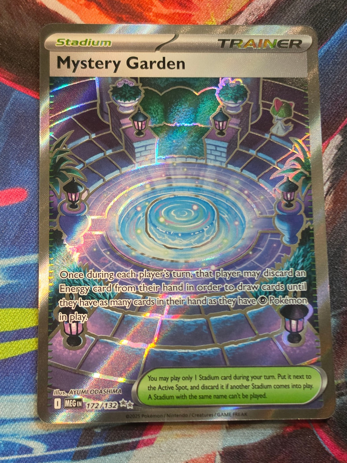 Mystery Garden Ultra Rare ME01: Mega Evolution 172/132 NM Pokemon