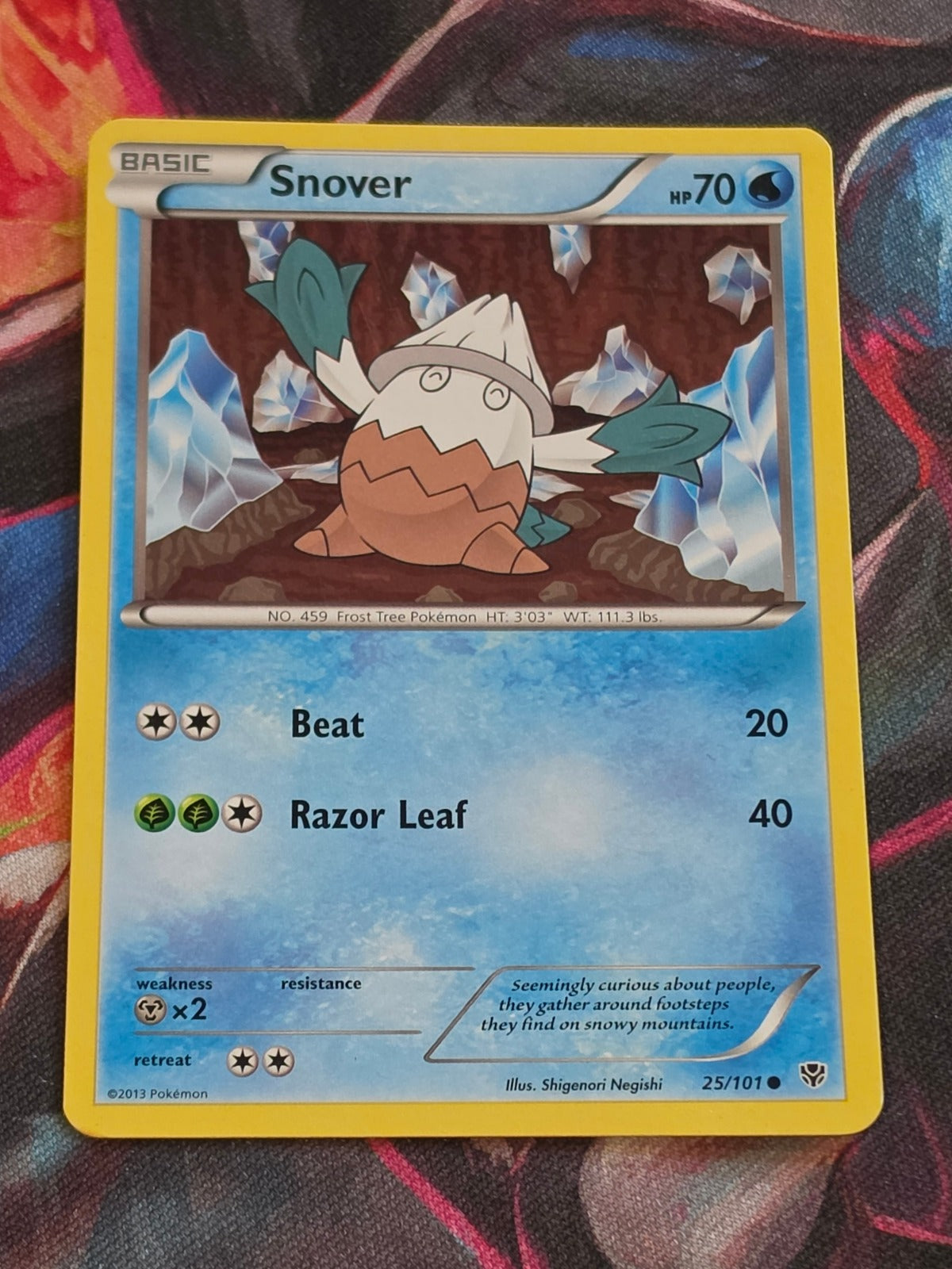 Snover - 25/101 - Plasma Blast - Common - LP - Pokemon