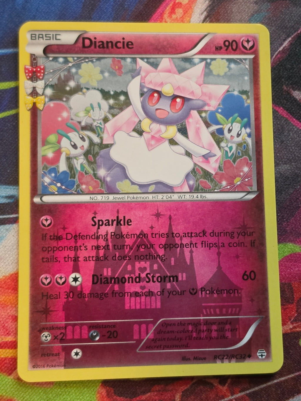 Diancie Uncommon Generations: Radiant Collection RC22/RC32 NM Pokemon