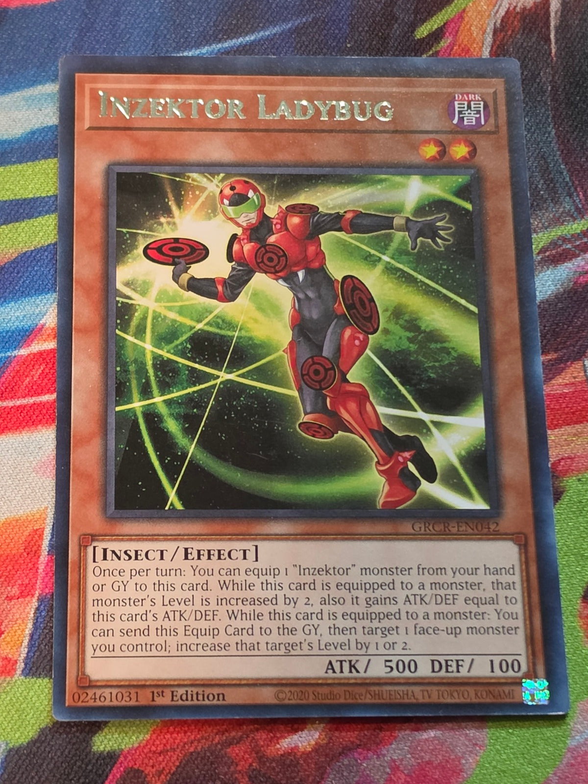 Inzektor Ladybug Rare The Grand Creators GRCR-EN042 LP