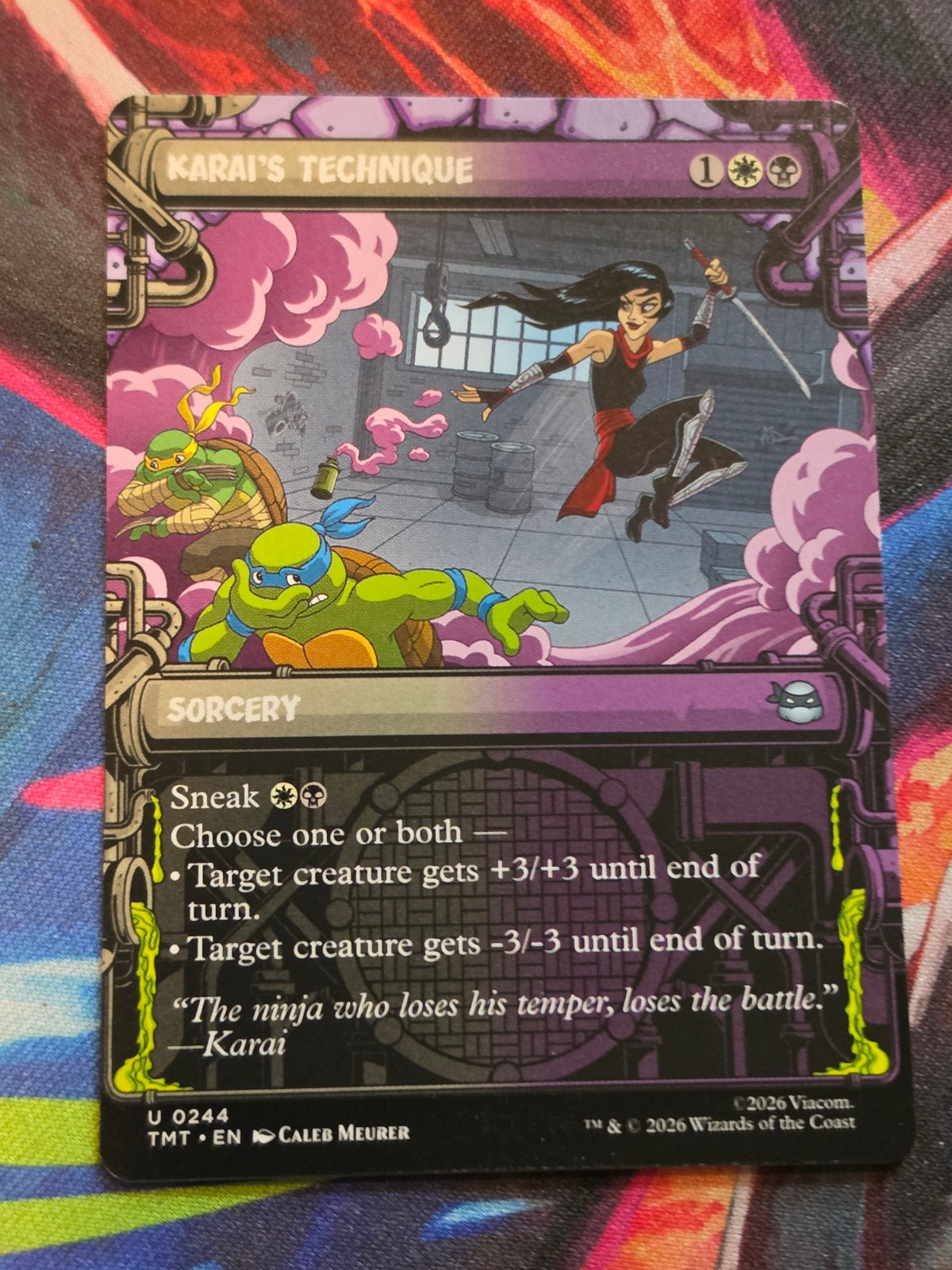 Karai's Technique (Showcase) - 244 - Teenage Mutant Ninja Turtles - U - NM - MTG