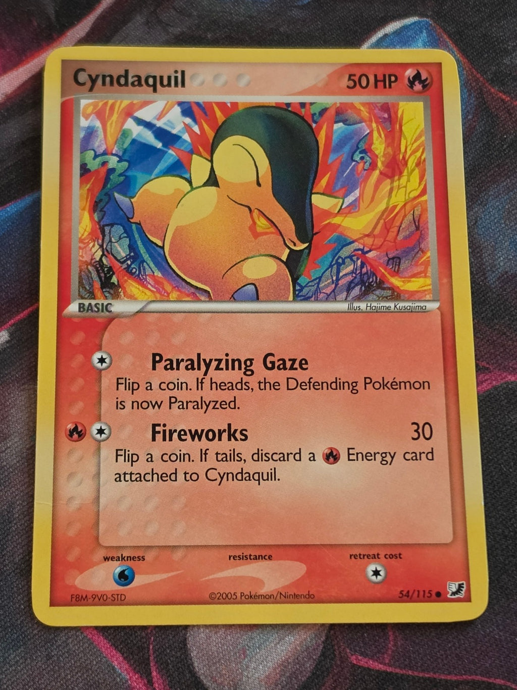 Cyndaquil - 54/115 - EX Unseen Forces - Common - HP - Pokemon