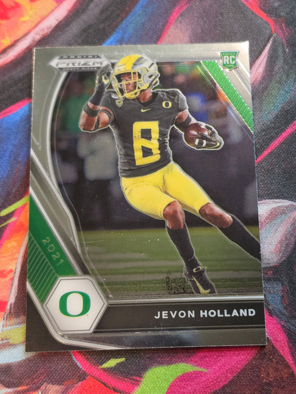 Jevon Holland 2021 Panini Prizm Draft Picks - Green Prizm 149 NM Football