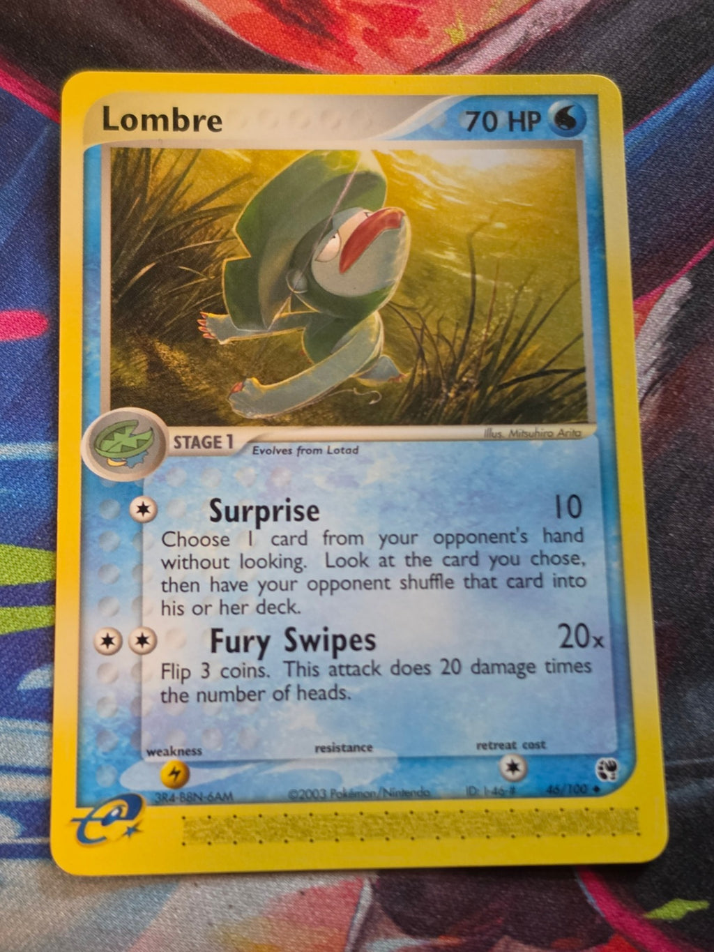 Lombre - 46/100 - EX Sandstorm - Uncommon - NM - Pokemon