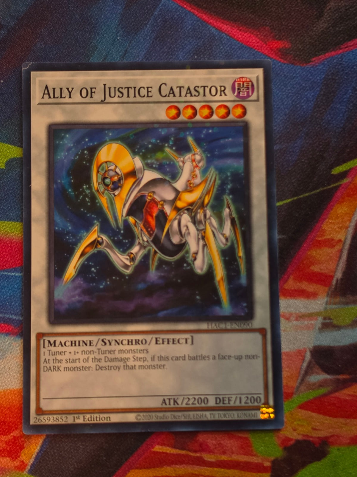 Ally of Justice Catastor (Duel Terminal) Duel Terminal Technology Common Hidden Arsenal: Chapter 1 HAC1-EN090 LP