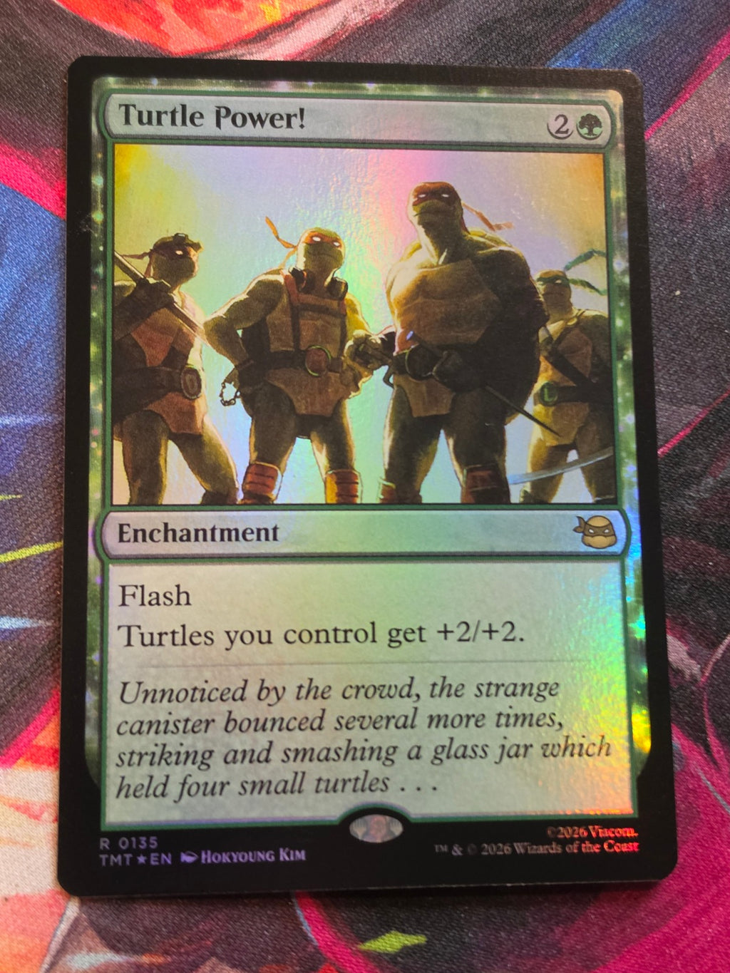 Turtle Power! - 135 - Teenage Mutant Ninja Turtles - R - Foil - NM MTG